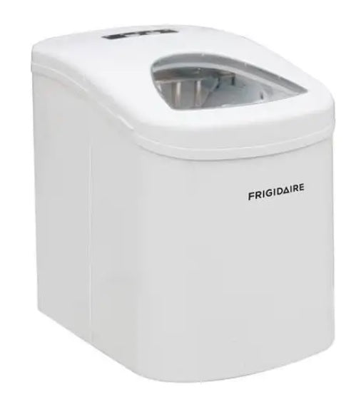 Frigidaire Compact Ice Maker with 1.2 kg / 26lbs Capacity – White (EFIC108) - PuriLite