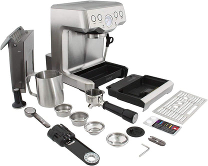 Breville the Infuser Espresso Machine with Milk Frother, Cappuccino & Latte Machine for Home, BES840BSS, Brushed Stainless Steel