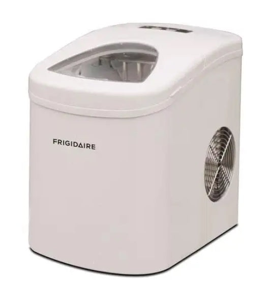 Frigidaire Compact Ice Maker with 1.2 kg / 26lbs Capacity – White (EFIC108)