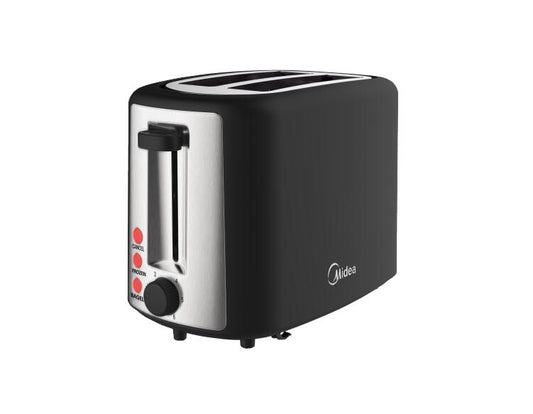 Midea MT-RW2L07W - 2-Slice Toaster with Dual Browning Controls, Black