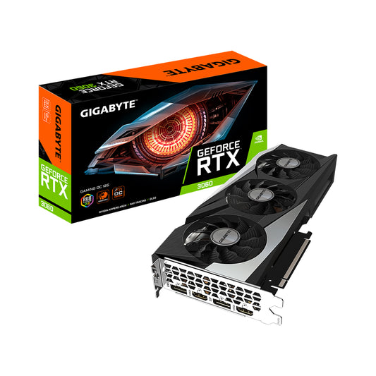 GIGABYTE - GeForce RTX 3060 GAMING OC 12G (Rev 2.0) - 12GB GDDR6, 3X WINDFORCE Fans, PCIe 4.0