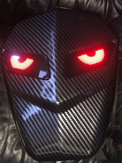 LED Illuminated Backpack - Durable Waterproof Design Bag for Motorcyclists, Travelers & Campers