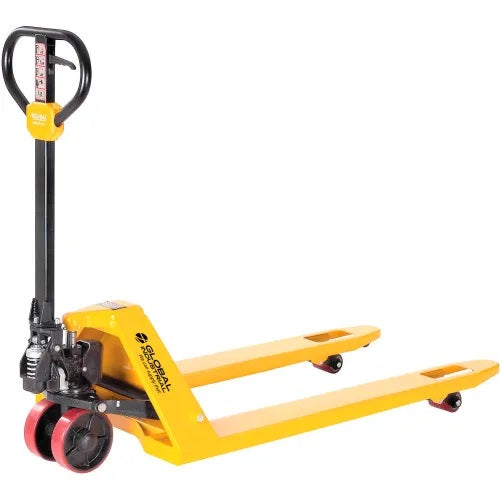 Global Industrial™ Industrial Duty Manual Pallet Jack, 5500 lb. Capacity, 27"W x 48"L Forks
