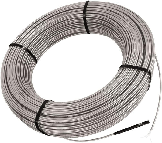 (Open Box) Schluter Ditra-Heat-E-HK Electric Floor Heating Cable Kit with Temperature Sensors - Ideal for Interior Tile Floors - Minimal EMF, Twisted Pair Cables, 240V, 176.3 Feet - DHEHK24053