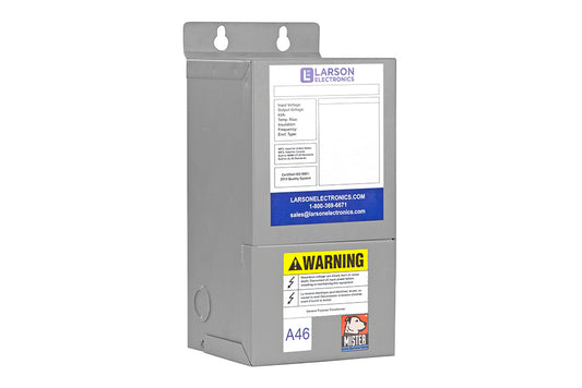 1-Phase Buck/Boost Step-Down Transformer - 126V Primary - 110V Secondary - 40 Amps - 50/60Hz