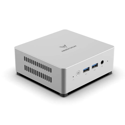 Minisforum - UN100L Mini PC - Intel N100, 16GB DDR5, 512GB SSD, Windows 11 Pro - Triple Display Support - PuriLite