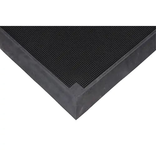 Foot Sanitizing Matting, Rubber, 2-2/3' W x 3-1/4' L x 2-1/2" Thick, Black