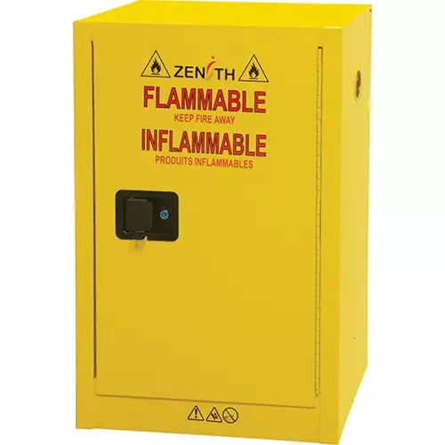 Flammable Aerosol Storage Cabinet, 12 gal., 1 Door, 23" W x 35" H x 18" D