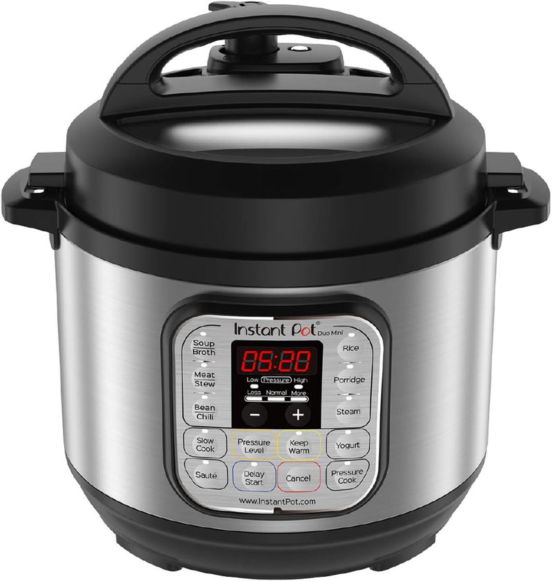 Instant Pot Duo 7-in-1 Electric Pressure Cooker, Slow Cooker, Rice Cooker, Steamer, Saute, Yogurt Maker, Warmer & Sterilizer, Includes Free App with over 1900 Recipes, Stainless Steel, 3 Quart