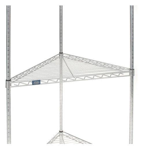 Nexel® ST24C Chrome Triangle Wire Shelf 24" - PuriLite