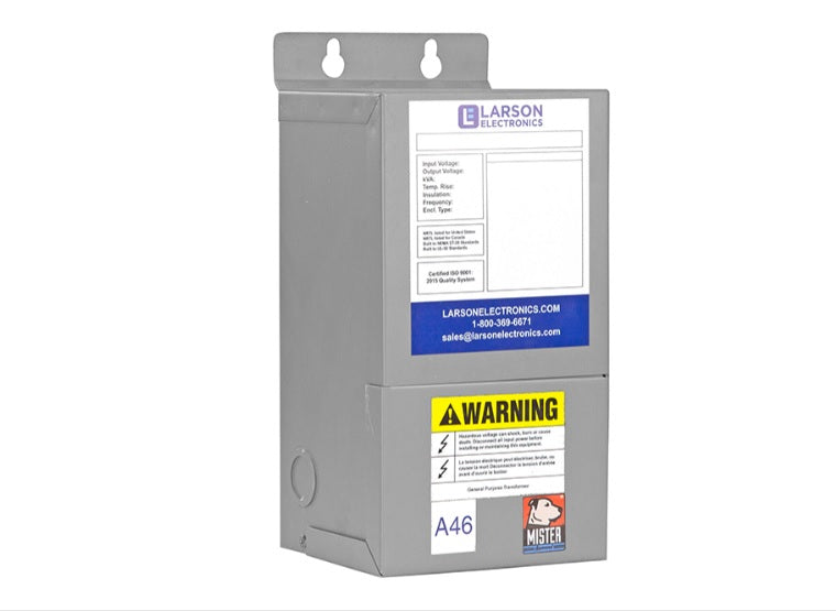 1-Phase Buck/Boost Step-Down Prewired Transformer - 240V Primary - 220V Secondary - 45.87 Amps - 50/60Hz