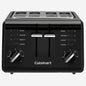 Cuisinart - 4-Slice Toaster, Compact Design, Black