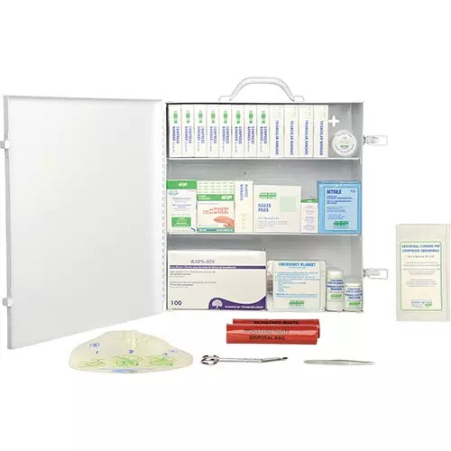 First Aid Kit, CSA Z1220-17 Type 2 Low-Risk Environment, Large (51-100 Workers), Metal Box