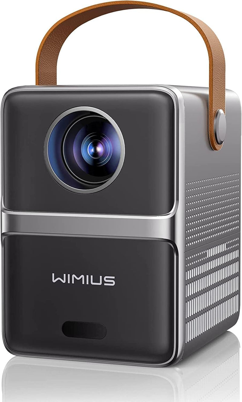 [Electric Focus] Mini Projector with 5G WiFi and Bluetooth, WiMiUS 1080P Portable Projecteur, Outdoor Movie Projector, 300" Screen, Home Theater Projector Compatible with iOS/Android/TV Stick/HDMI/PS5