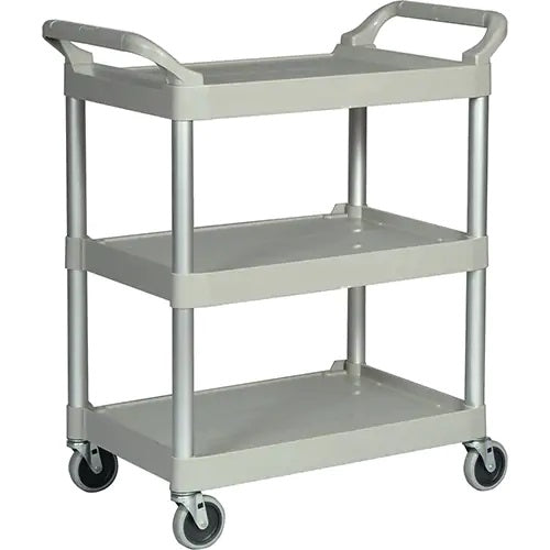 Light-Duty Utility Cart, 3 Tiers, 19" x 38" x 34", 200 lbs. Capacity