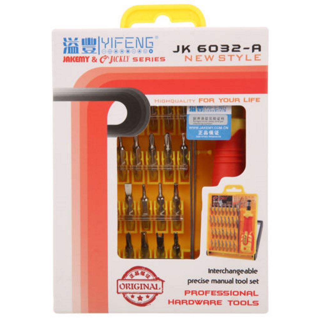JK 6032-A 32 in 1 Professional Hardware Screwdriver Tool Kit - PuriLite