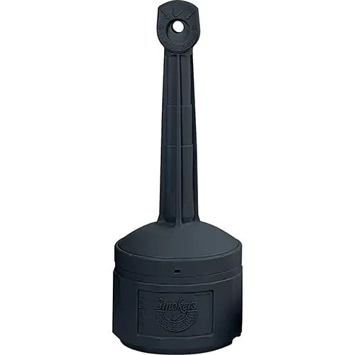 Smoker’s Cease-Fire® Cigarette Butt Receptacle, Free-Standing, Plastic, 1 US gal. Capacity, 30" Height