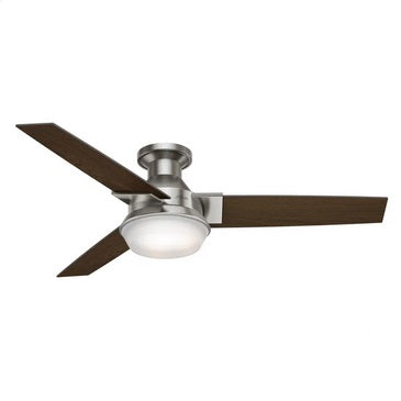 Hunter Morelli 52 in. (132cm) Low Profile Ceiling Fan with Light