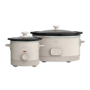 Bella 5.68 L (6 qt.) Programmable Slow Cooker with 1.89 L (2 qt.) Slow Cooker