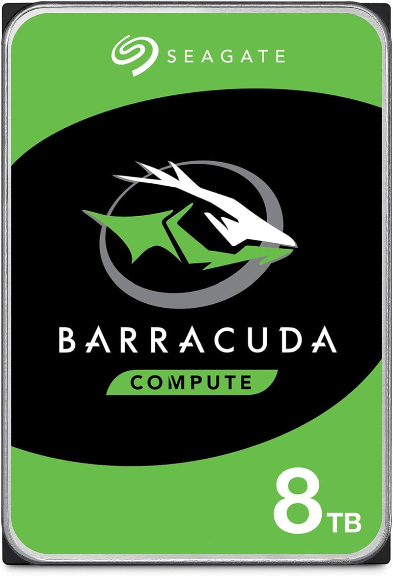 Seagate BarraCuda 8TB Internal Hard Drive HDD – 3.5 Inch Sata 6 Gb/s 5400 RPM 256MB Cache for Computer Desktop PC – Frustration Free Packaging (ST8000DMZ04)