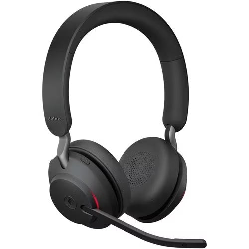 Jabra Evolve2 65 Headset - Microsoft Teams Certification - Stereo - Wireless - Bluetooth - 98.4 ft - Over-the-head - Binaural - Supra-aural - PuriLite