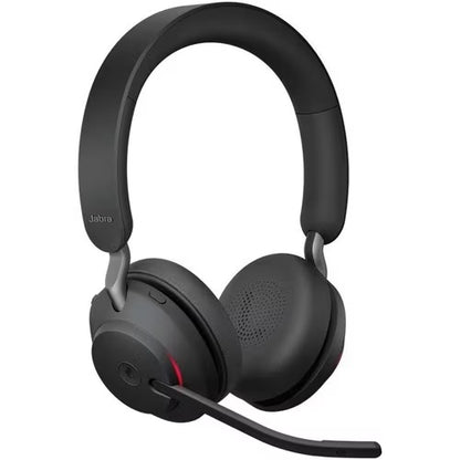 Jabra Evolve2 65 Headset - Microsoft Teams Certification - Stereo - Wireless - Bluetooth - 98.4 ft - Over-the-head - Binaural - Supra-aural - PuriLite