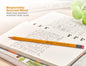 Bostitch Premium #2 Pencils, American Cedar Wood, Pre-Sharpened, HB Graphite, 72-Pack