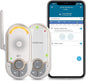 Motorola MBP164CONNECT Audio Baby Monitor - Portable WiFi Smart Intercom and Night Light for Child - 900-Foot Radio Range - 2-Way Talk Communication, Soothing Sounds, Lullabies, Audiobooks