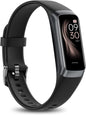 Fitness Tracker with 24/7 Heart Rate Sleep Blood Oxygen Monitor,IP68 Waterproof Smart Watch,1.10''AMOLED Touch Color Screen,Step Counter Health Activity Trackers for Women Men