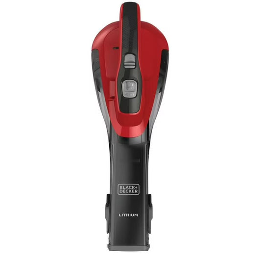 BLACK AND DECKER HLVA320J26 dustbuster® Advanced Clean Cordless Hand Vacuum, Chili Red, Clean small messes quickly