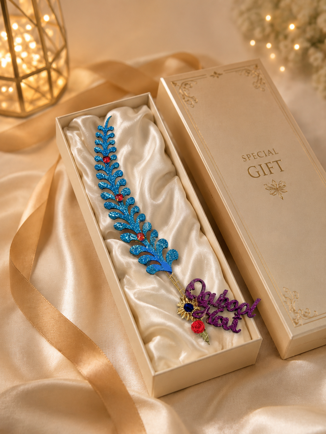 Elegant Nikah Feather Pen – Wedding Signing Pen, Islamic Wedding Accessory, Bridal Gift, Groom Gift & Keepsake
