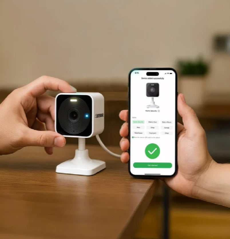 Defender GO 2K AI Powered Plug-in Indoor/Outdoor Wi-Fi Security Cameras, 4-pack - PuriLite