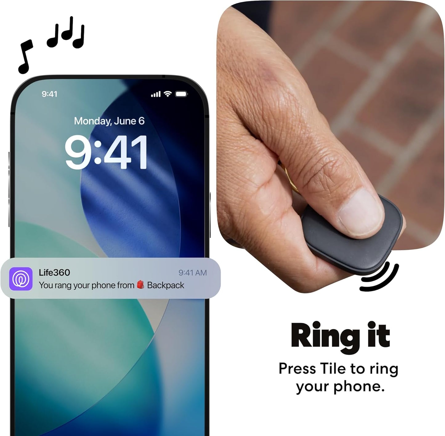 Tile by Life360 Mate (2024) Bluetooth Tracker, Keys Finder and Item Locator for Keys, Bags and More. Phone Finder. Both iOS and Android Compatible. 4-Pack (Black) - PuriLite