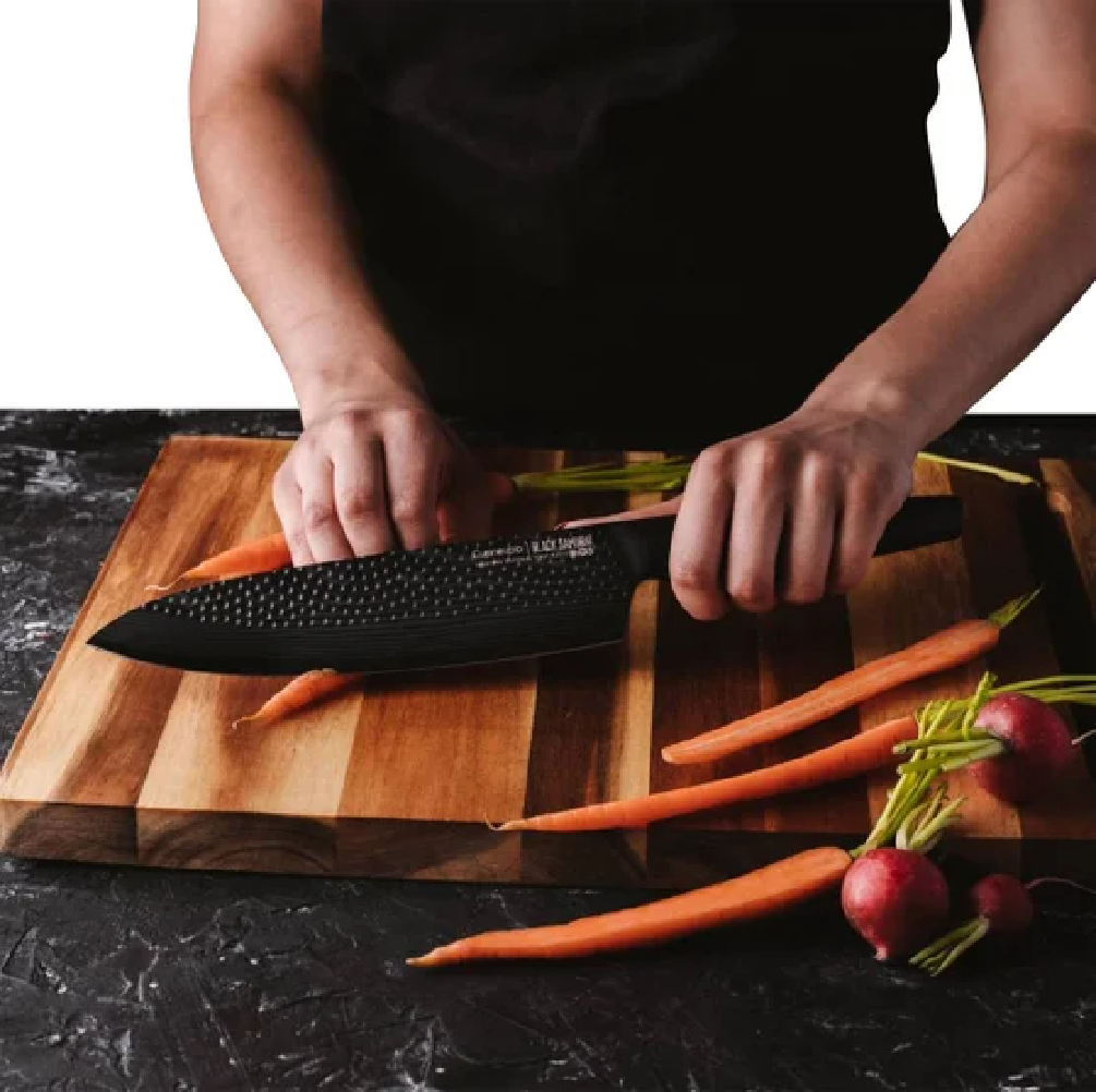 Cuisinepro iD3 Black Samurai The Egg Knife Block, 9-piece