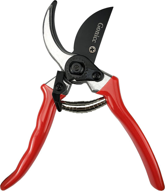 gonicc 8" Professional Sharp Bypass Pruning Shears (GPPS-1002), Tree Trimmers Secateurs,Hand Pruner, Garden Shears,Clippers for The Garden.