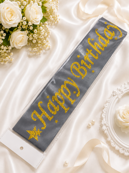 Bride To Be Sash | Happy Birthday Sash | Bridal Shower Sash | Bachelorette Party Sash | Birthday Party Celebration Sash | Premium Quality Multiple Colors