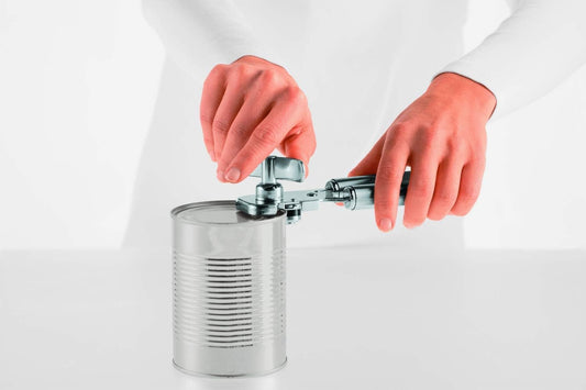 Rösle Stainless Steel Can Opener with Pliers Grip, 7-inch - PuriLite
