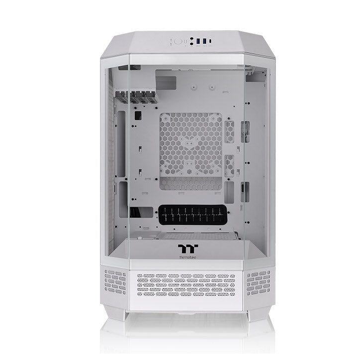 Thermaltake CS CA-1Y4-00S6WN-00 The Tower 300 Snow MicroTower 3x3mm TG White - PuriLite