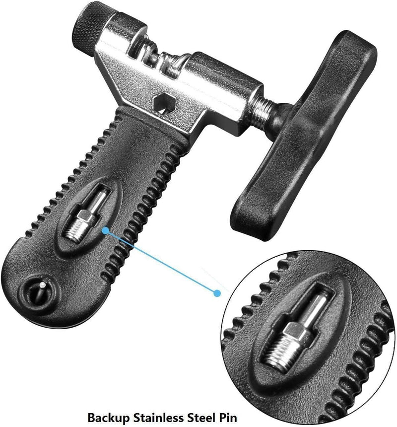 Oumers Universal Bike Chain Tool with Chain Hook, Road and Mountain Bicycle Repair Tool, Bike Chain Splitter Cutter Breaker, Bicycle Remove and Installing