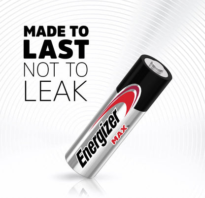 Energizer MAX AA Batteries (20 Pack), Double A Alkaline Batteries