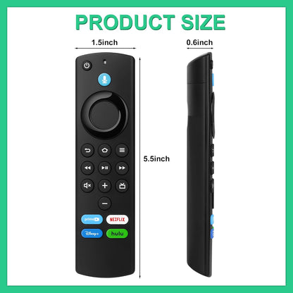 Replacement Remote Control with Voice Function (L5B83G) Fit for Smart TVs Stick(2nd Gen, 3rd Gen, Lite, 4K),TVs Cube,for Insignia-Toshiba-Pioneer Smart TV
