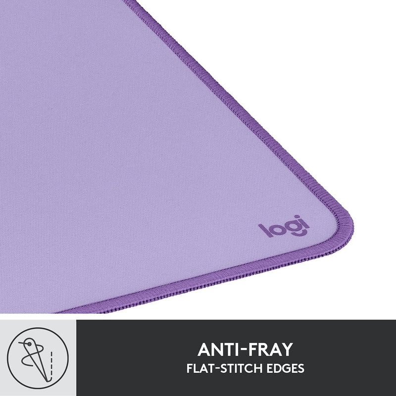 Logitech Desk Mat - Studio Series, Multifunctional Large Desk Pad, Extended Mouse Mat, Office Desk Protector with Anti-Slip Base, Spill-Resistant Durable Design, in Lavender