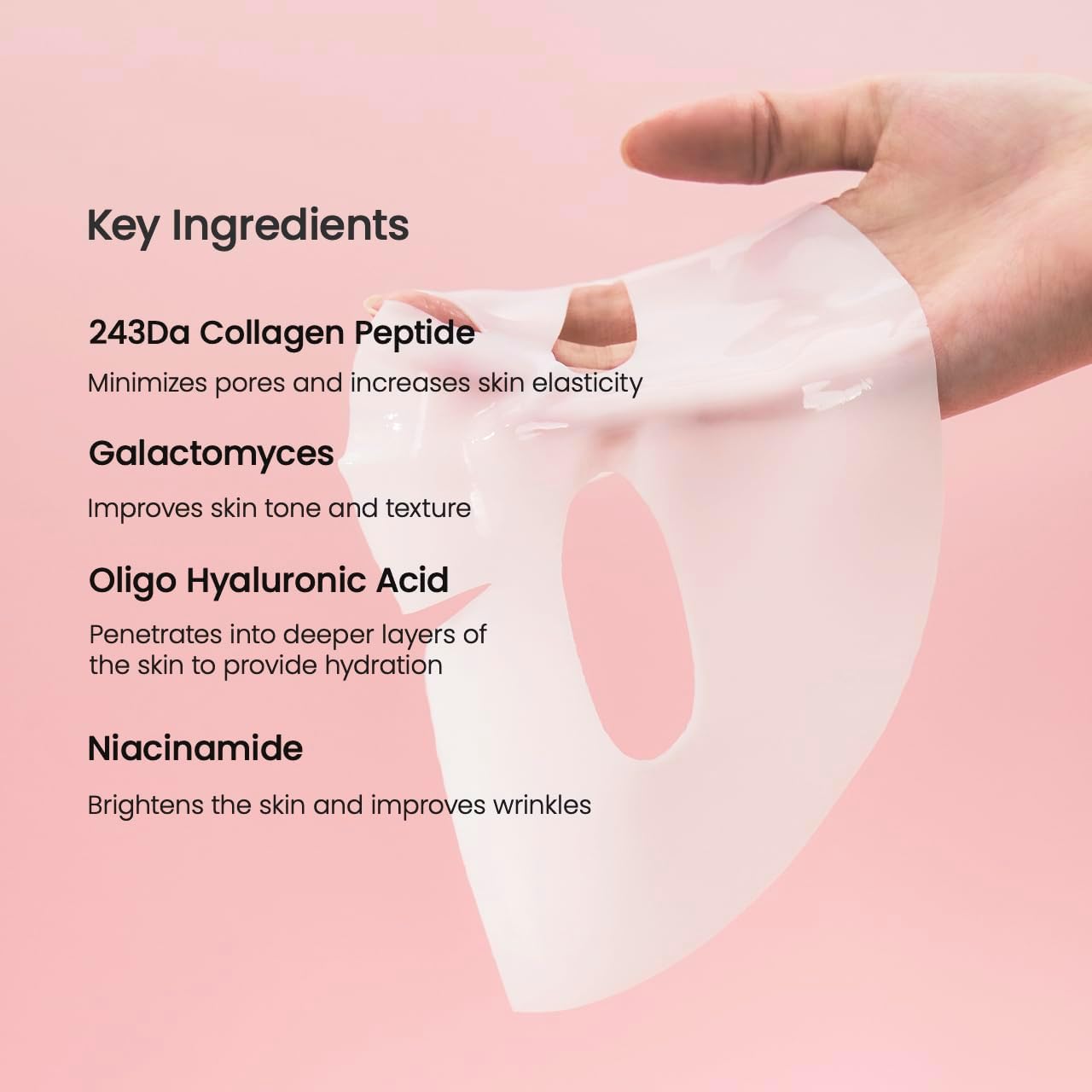 BIODANCE Bio-Collagen Real Deep Mask, Bestselling Hydrating Overnight Hydrogel Mask for Glassy Glowy Skin, Pore Minimizing, Elasticity Improvement, Paraben Free, Fragrance Free, Non-Comedogenic Korean Skincare 34g x 4ea