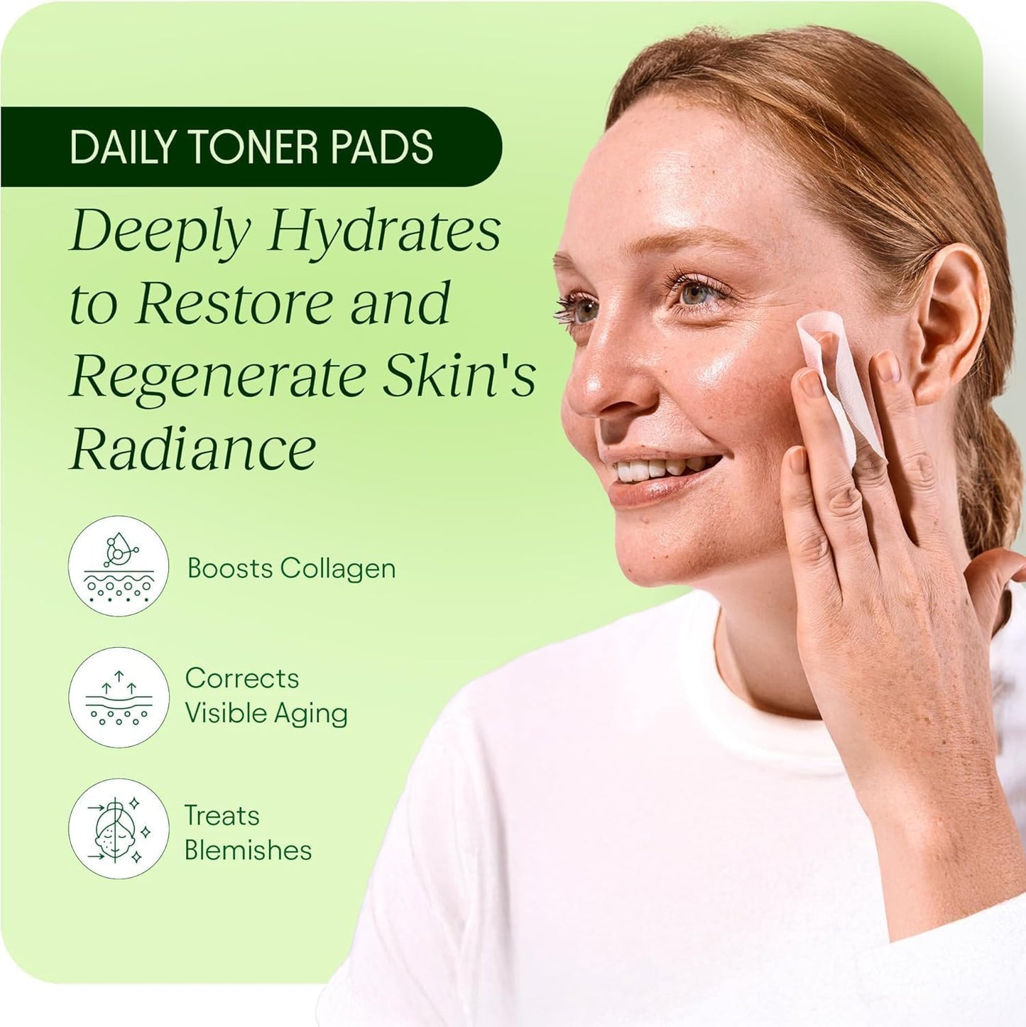 100 Pads Korean Toner Pads Dark Spot & Wrinkle Minimizing Toner Pads, Anti-A-ging & Brightening Ton-er Pa-ds, Hydrating Cottonpads with Snail Mucin, Deeply Moisturize and Improve Skin Firmness (1)
