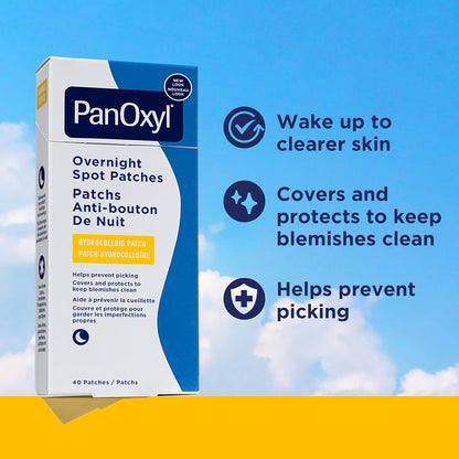 PanOxyl PM Overnight Spot Patches 40 ct - Clear