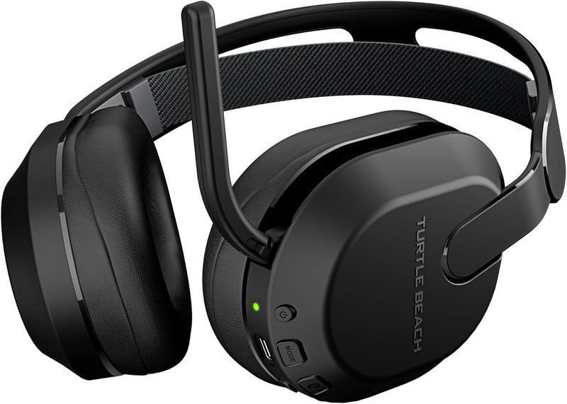 Turtle Beach Stealth 500 Wireless Gaming Headset Licensed for Xbox Series X|S, Xbox One & Works via Bluetooth with PC, Switch & Mobile – 40-Hr Battery, Memory Foam Cushions, Flip-to-Mute Mic – Black