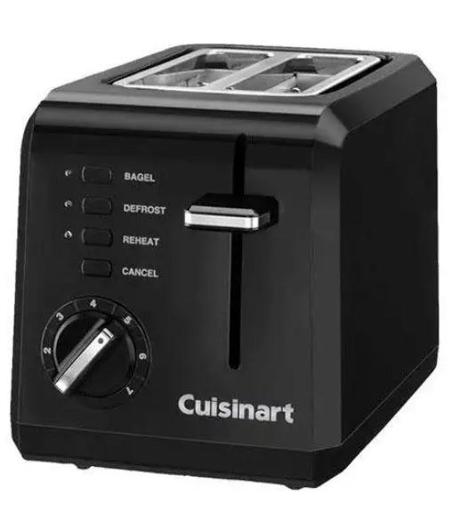 Cuisinart 2-Slice Compact Toaster - Black (CPT-122BKC)