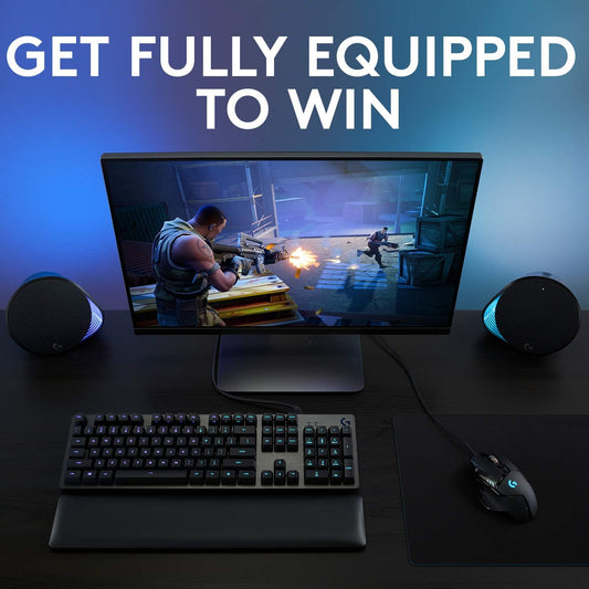 Logitech G502 HERO High Performance Wired Gaming Mouse, HERO 25K Sensor, 25,600 DPI, RGB, Adjustable Weights, 11 Programmable Buttons, On-Board Memory, PC / Mac - PuriLite