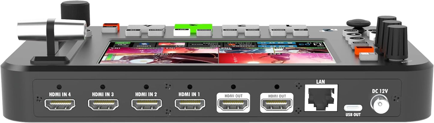 NeoLive R2 Plus Live Streaming Video Switcher Video Mixer Audio Mixer hdmi Switcher 4 Channel Mixer Audio Switcher Live Streaming Equipment Video Switcher Mixer