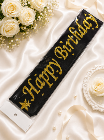 Bride To Be Sash | Happy Birthday Sash | Bridal Shower Sash | Bachelorette Party Sash | Birthday Party Celebration Sash | Premium Quality Multiple Colors